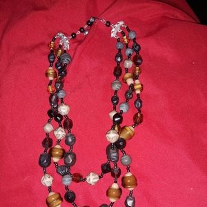 Vintage Glass Bead Necklace